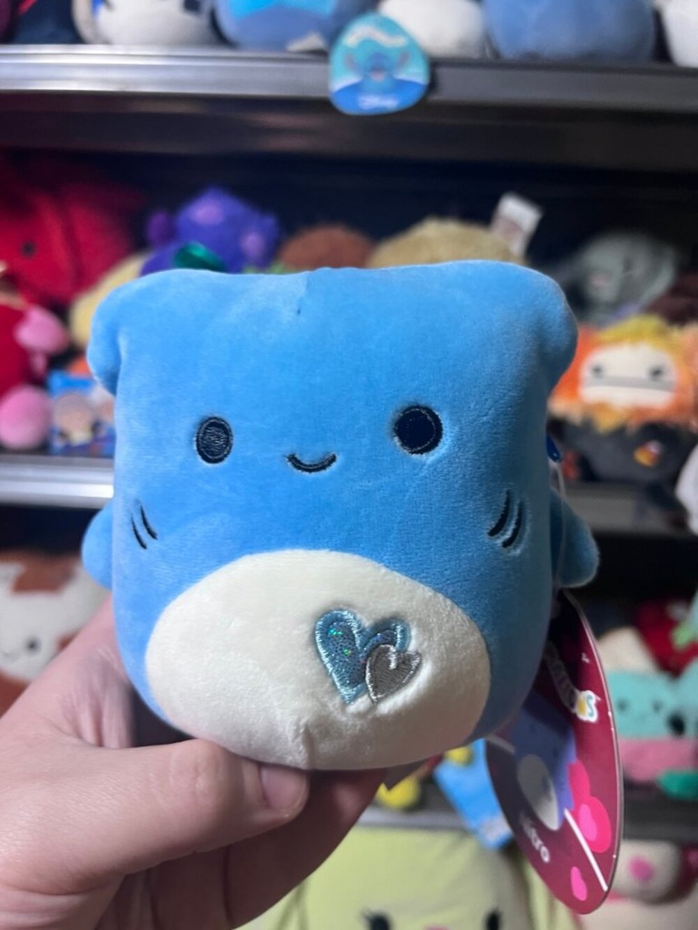 Squishmallow Nitro the Hammerhead Shark 4" UltraSoft Sealife Toy Plush NWT